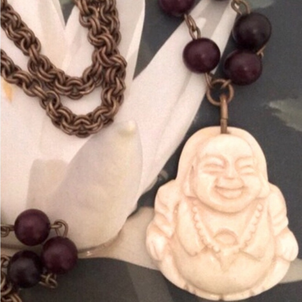 Buddha necklace unique handmade